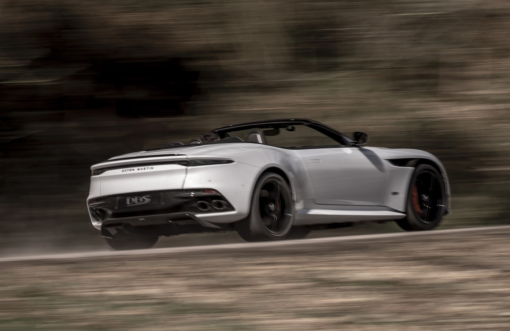 New Aston Martin DBS Volante rear