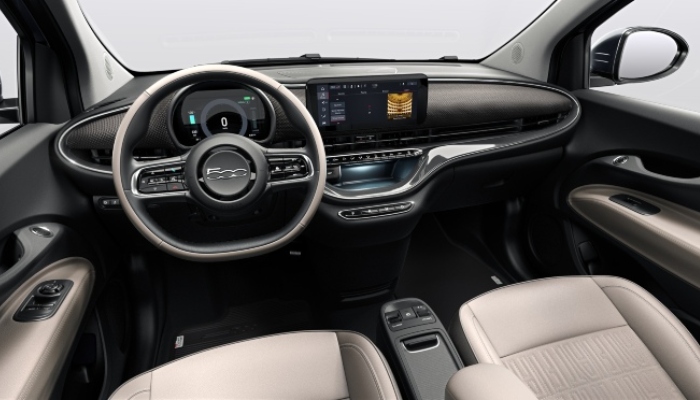 New Fiat 500C Electric Interior