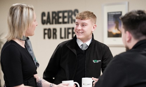 Stoneacre Academy; staff talking