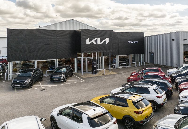Pre-registered car for sale; car dealership