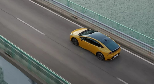 Prius Plug-in Hybrid on the Road