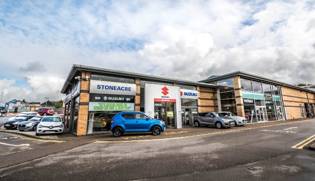 Stoneacre Stoke Suz Dealership Front