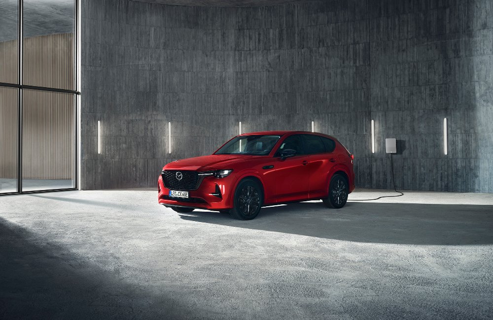 New Mazda CX-60 in red