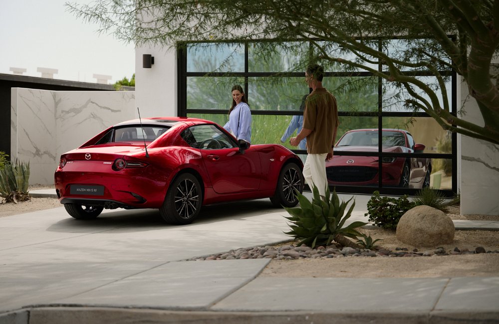 New Mazda MX-5 RF in red