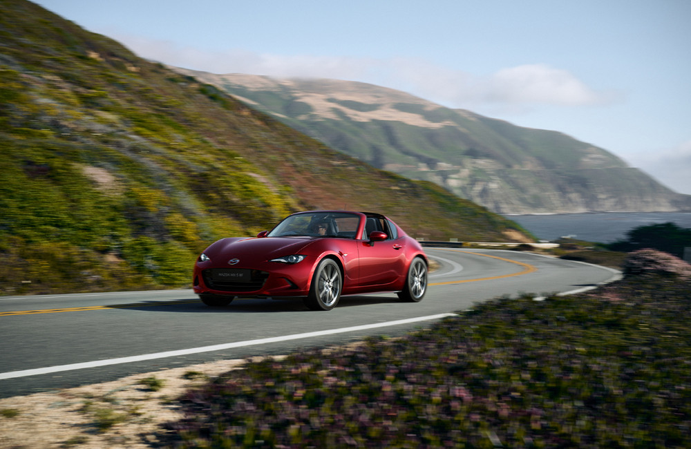 New Mazda MX-5 RF in red