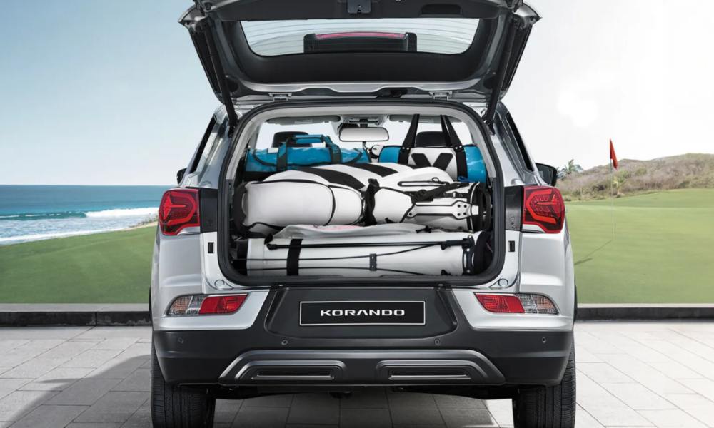 New KGM Korando Boot Space
