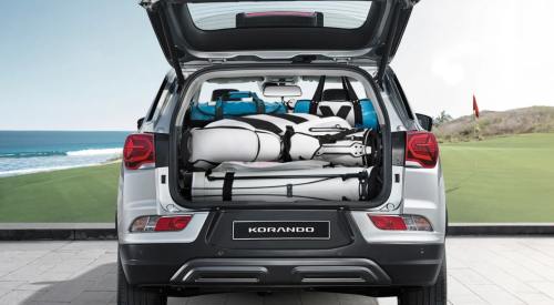 New KGM Korando Boot Space