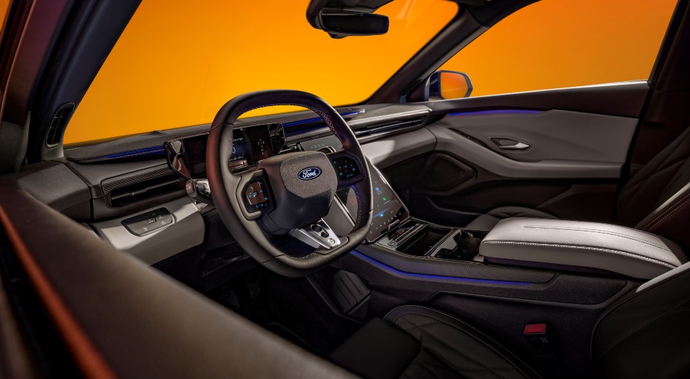 All-Electric Ford Capri Interior