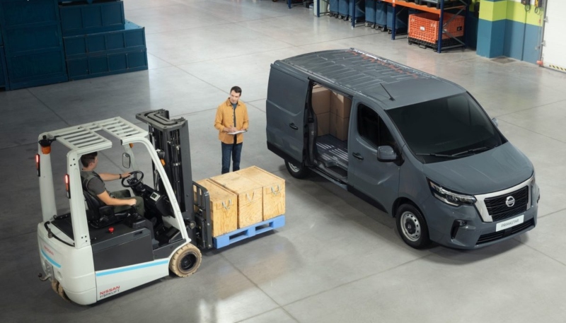 Electric Nissan Van
