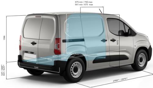 New Citroen Berlingo Panel Van Sizes