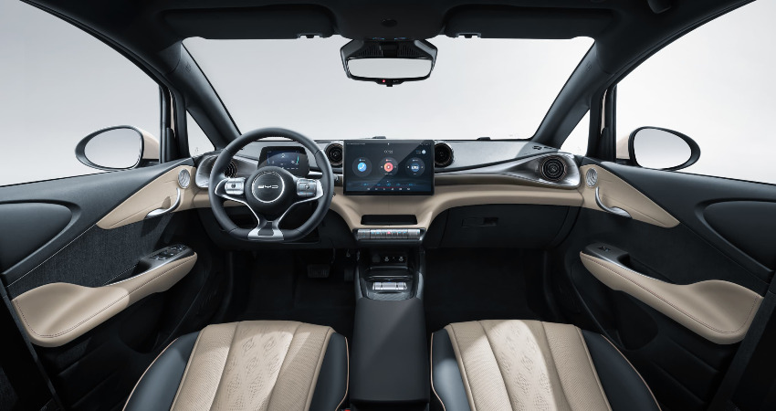 New BYD Dolphin interior