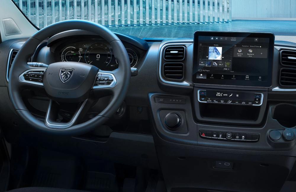 New Peugeot e-Boxer Interior