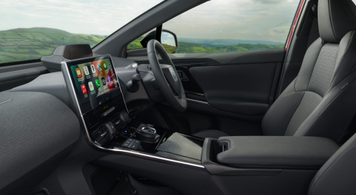 All-Electric Toyota bZ4X Interior