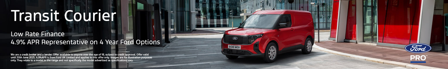 Ford Transit Courier Banner