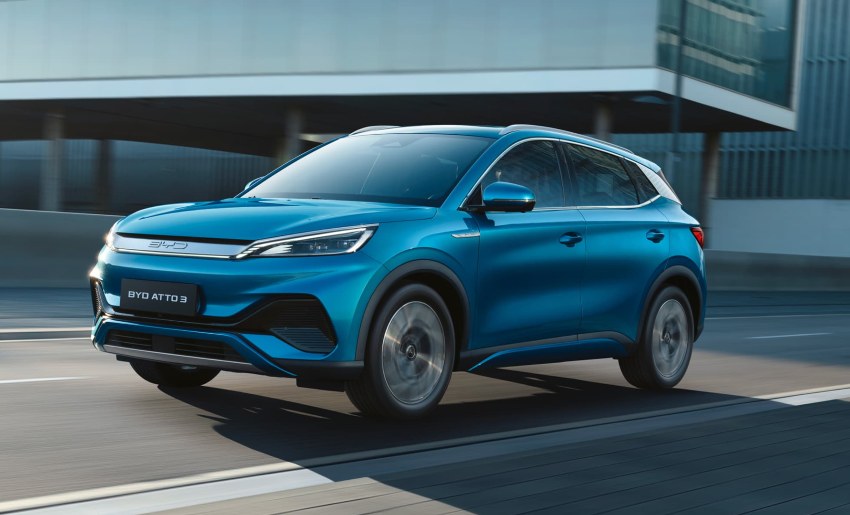 BYD Atto 3; Motability Prices