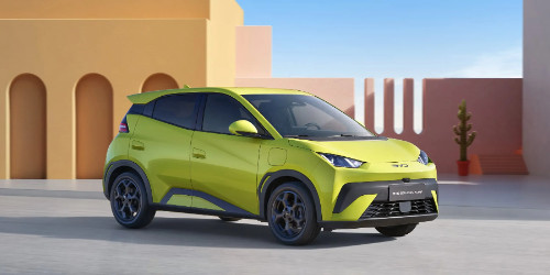 New BYD Dolphin Surf in Lime Green