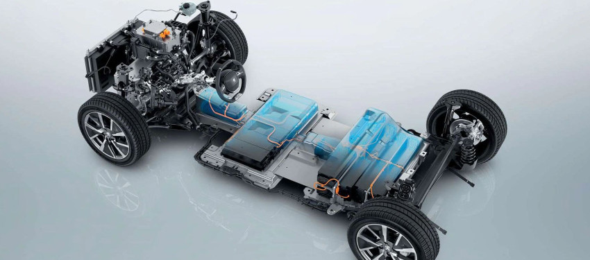 A working example of an EV platform; EV inverter image