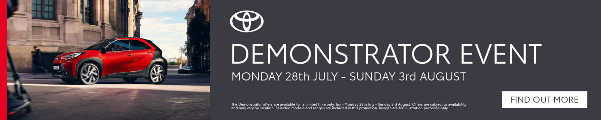 Toyota Ex Demo Event - Find Out More