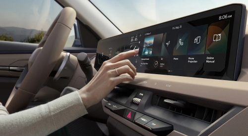 Explore The New EV5 Kia sweeping dashboard screen and enjoy next level connectivity