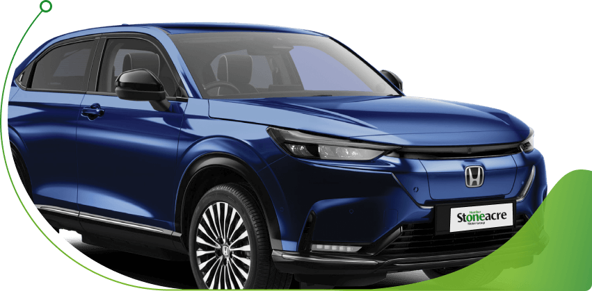A blue Honda CR-V; What can help me get car finance when on benefits image