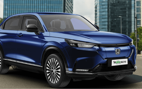 A blue Honda CR-V; What can help me get car finance when on benefits image