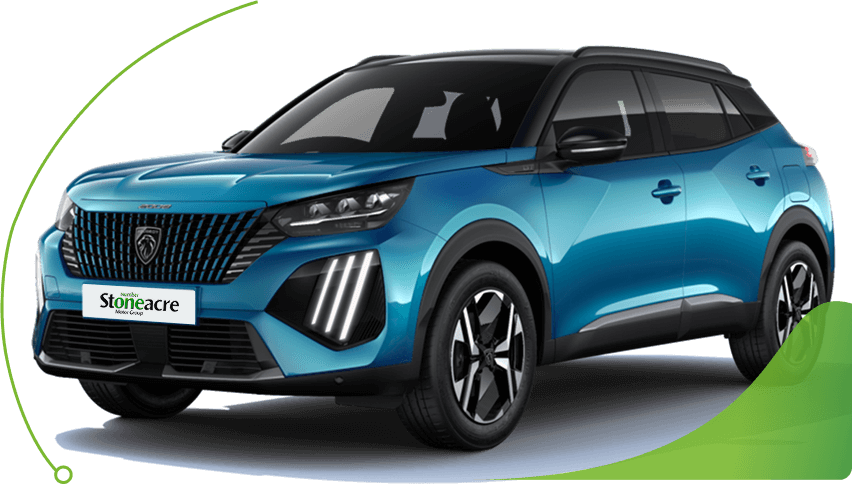 A Blue Peugeot 2008; What types of car finance do you offer image