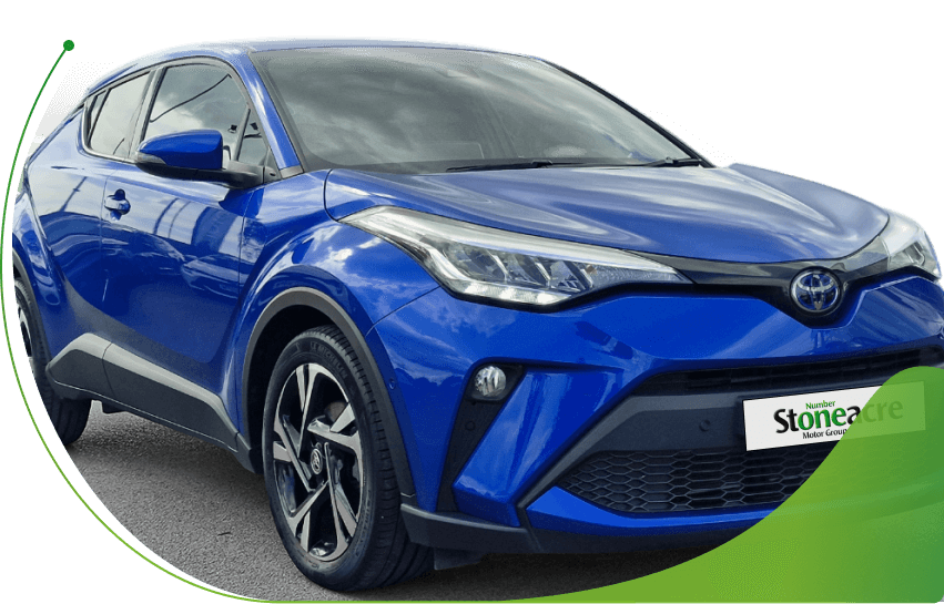 A blue Toyota C-HR; How does personal contract purchase finance work image
