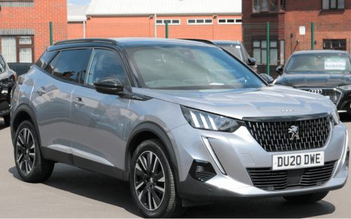 A silver Peugeot 2008; New car personal contract purchase deals image