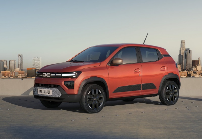 Used Dacia Spring for Sale in the UK A used Dacia Spring Extreme in Brick Red, for sale in the UK.