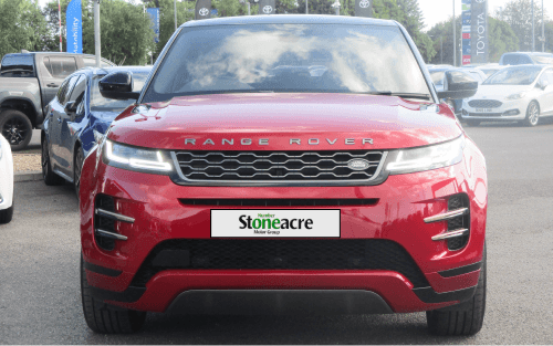 The front of a red Range Rover Evoque; Hire purchase car finance is it right for you image