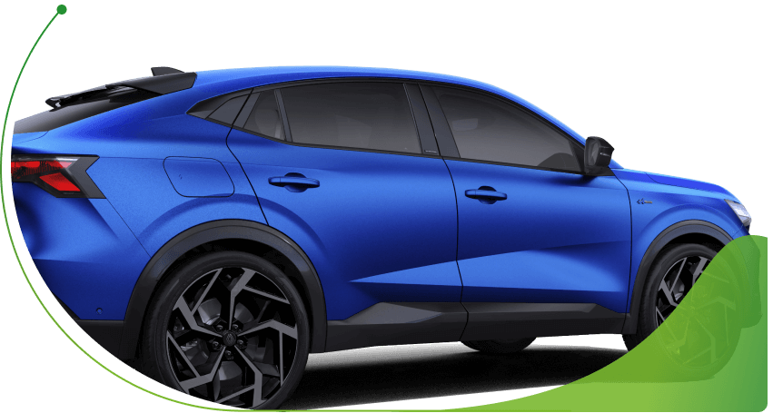 A blue Renault Rafale; What is No Deposit Car Finance image