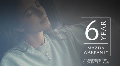 Enjoy peace of mind with the new Mazda Warranty