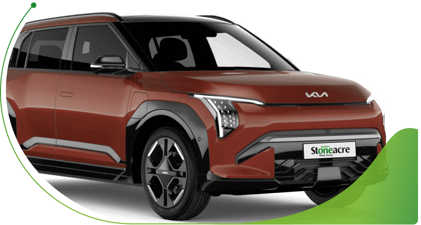 A red Kia EV3; What is Personal Contract Hire image