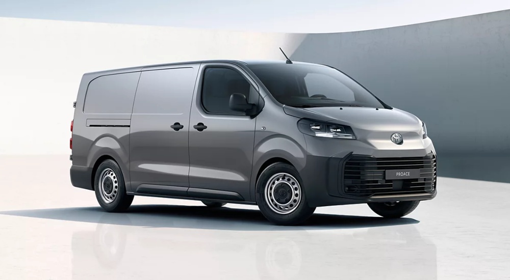 New Toyota Proace Active Long Panel Van in Silver Shadow.
