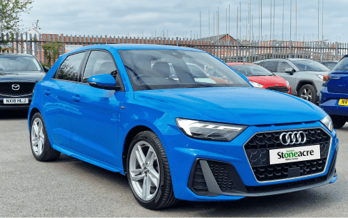 A blue Audi A1; Income and Joint Applications image