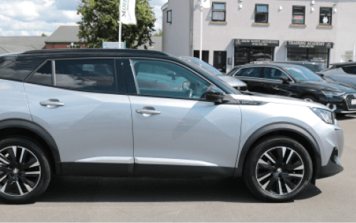 A silver Peugeot 2008; Student Car Finance with Bad Credit image