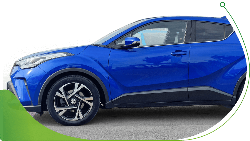 A blue Toyota C-HR; Why can’t car finance be guaranteed image