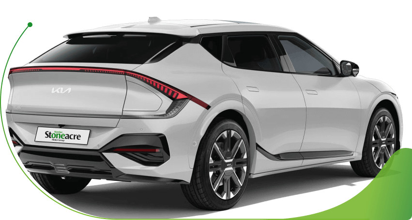 A metallic grey Kia EV6; What is the GMFV image