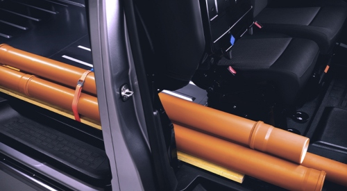 The Magic Cargo System in the new Fiat E-Scudo commercial vehicle.