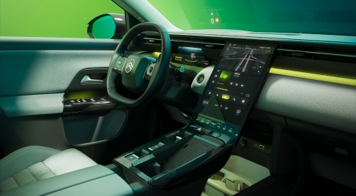 New Citroen C5 Aircross Hybrid Interior Interior of the new Citroen C5 Aircross Hybrid, with a 13-inch Waterfall touchscreen.