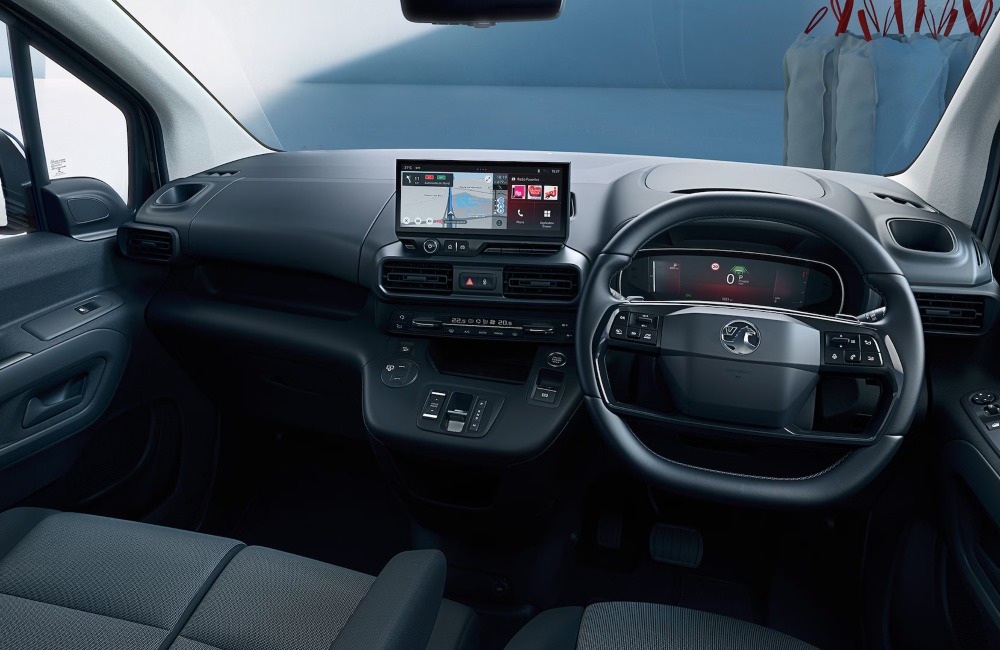 New Vauxhall Combo Electric Van Interior