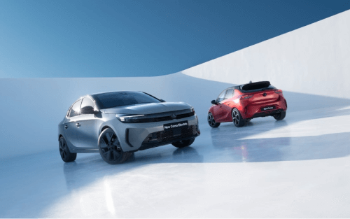 Two Vauxhall Corsa cars; Moneybarn Vehicle Finance at Stoneacre image