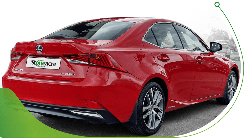 A red Lexus IS; Why am I in negative equity image