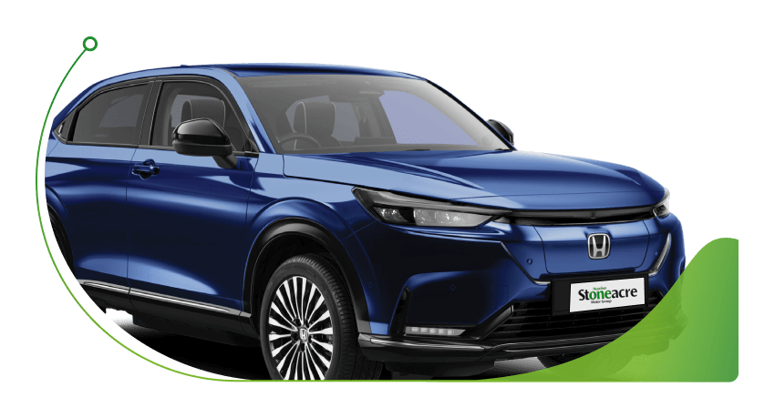 A blue Honda CR-V; What can help me get car finance when on benefits image