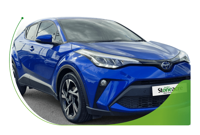 A blue Toyota C-HR; How does personal contract purchase finance work image
