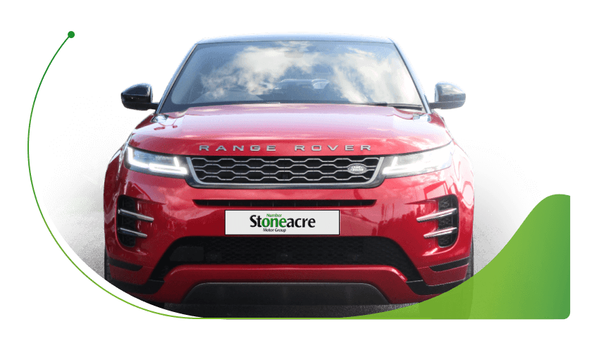 The front of a red Range Rover Evoque; Hire Purchase for a car finance, is it right for you image