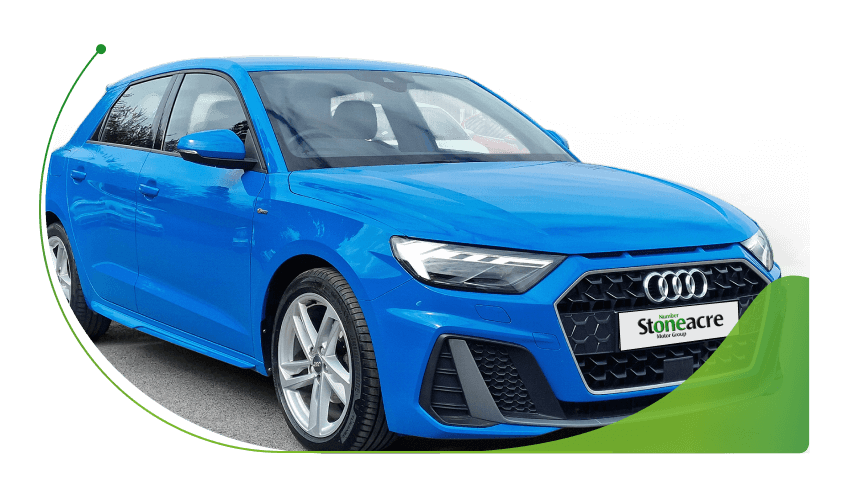 A blue Audi A1; Income and Joint Applications image