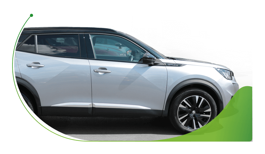 A silver Peugeot 2008; Student Car Finance with Bad Credit image