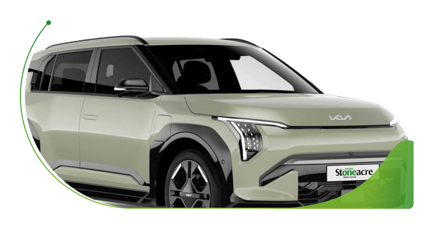 A pale green Kia EV3; Armed Forces and Military Car Finance image