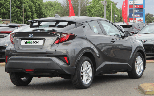 The rear of a Toyota C-HR; Military car finance & bad credit image